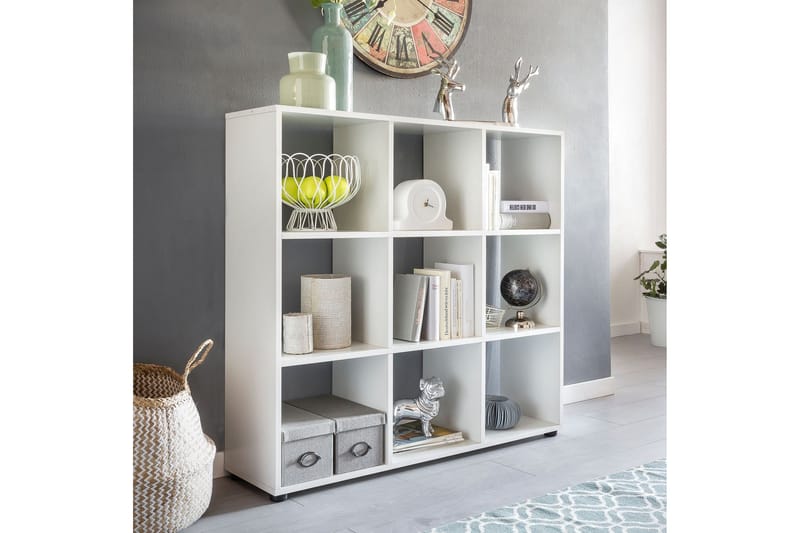 Milahn Bokhylle 108x29 cm, Hvit
