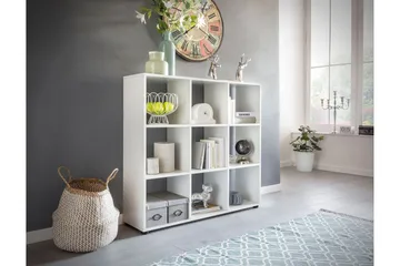 Milahn Bokhylle 108x29 cm - Hvit - Oppbevaring - Hylle - Bokhylle