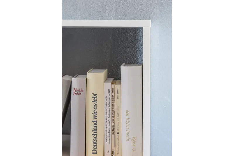 Milahn Bokhylle 108x29 cm - Hvit - Oppbevaring - Hylle - Bokhylle