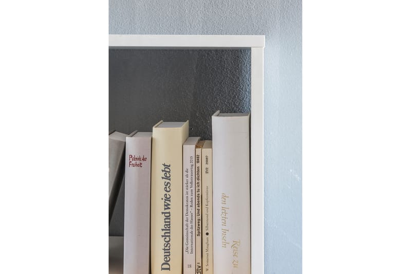 Milahn Bokhylle 108x29 cm - Hvit - Oppbevaring - Hylle - Bokhylle