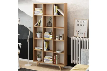 Mod Bokhylle 100 cm i Eik - Brun - Oppbevaring - Hylle - Bokhylle