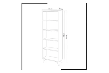Mod Design Bokhylle Smal - Oppbevaring - Hylle - Bokhylle