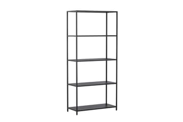Montevideo Svart Bokhylle 70 cm i Metall - Svart - Oppbevaring - Hylle - Bokhylle
