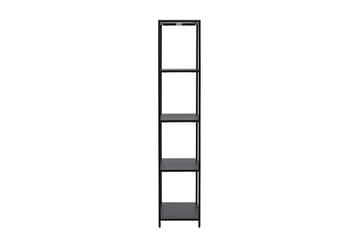 Montevideo Svart Bokhylle 70 cm i Metall - Svart - Oppbevaring - Hylle - Bokhylle