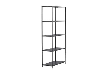 Montevideo Svart Bokhylle 70 cm i Metall - Svart - Oppbevaring - Hylle - Bokhylle