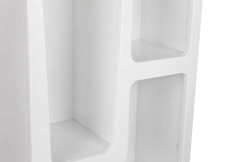 Najrana Bokhylle 60 cm i Malt Tre - Hvit - Oppbevaring - Hylle - Bokhylle