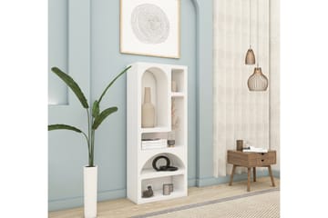 Najrana Bokhylle 60 cm i Malt Tre - Hvit - Oppbevaring - Hylle - Bokhylle