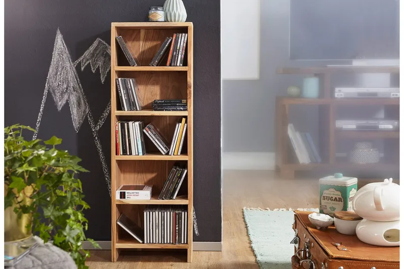 Nelrose Bokhylle 30x17 cm - Brun - Oppbevaring - Hylle - Bokhylle