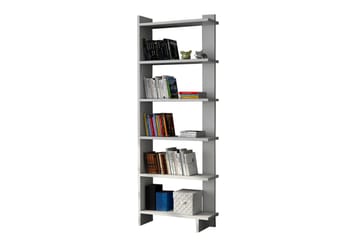 Ordelle Bokhylle 47 cm i Malt Tre - Hvit - Oppbevaring - Hylle - Bokhylle