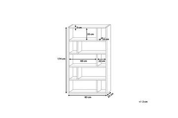ORILLA Hylle 83 cm - Hvit - Oppbevaring - Hylle - Bokhylle