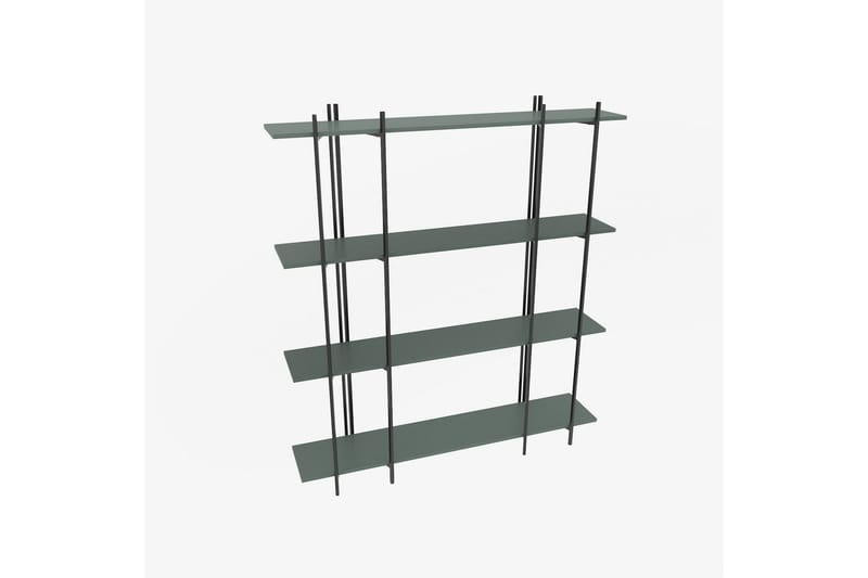 Painesville Bokhylle 160 cm - Svart/Green - Oppbevaring - Hylle - Bokhylle