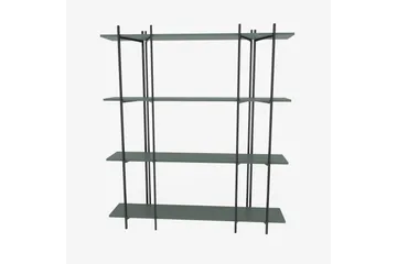 Painesville Bokhylle 160 cm - Svart/Green - Oppbevaring - Hylle - Bokhylle