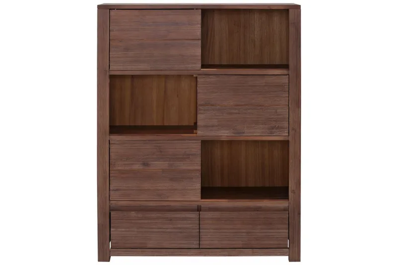 Paulina Bokhylle 100 cm - Akasie/Brun - Oppbevaring - Hylle - Bokhylle