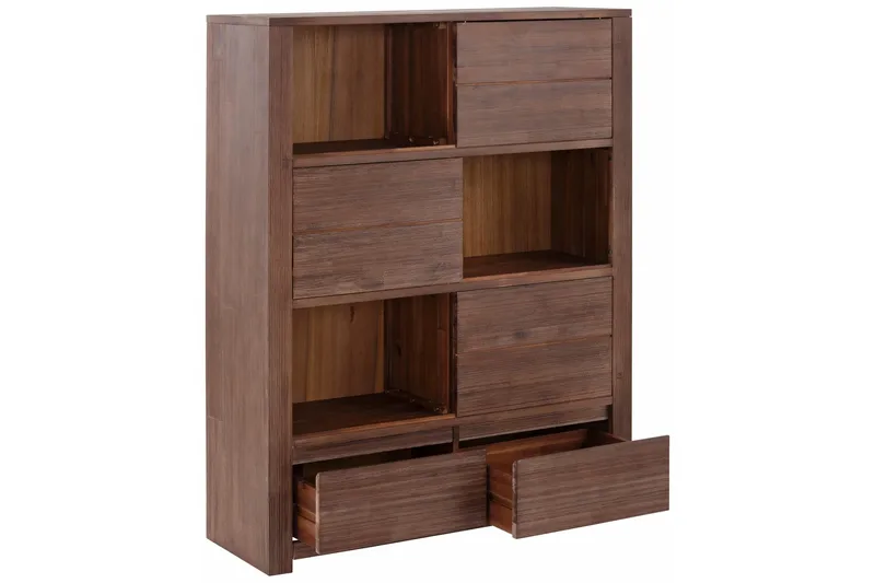 Paulina Bokhylle 100 cm - Akasie/Brun - Oppbevaring - Hylle - Bokhylle