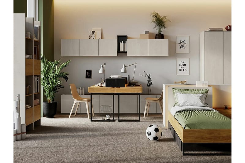 Rathmore Bokhylla 44x40 cm Light wood - Oppbevaring - Hylle - Bokhylle