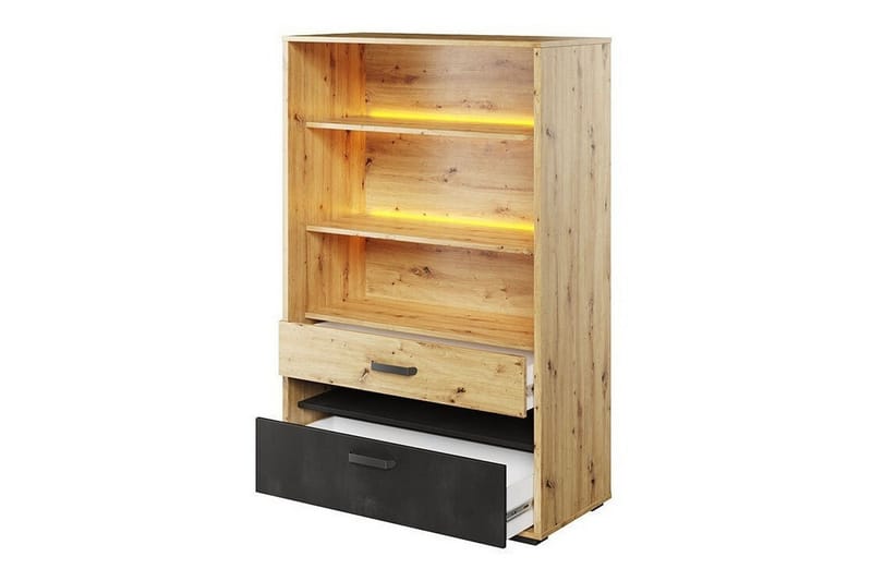 Rathmore Bokhylla 90x42 cm Black - Oppbevaring - Hylle - Bokhylle