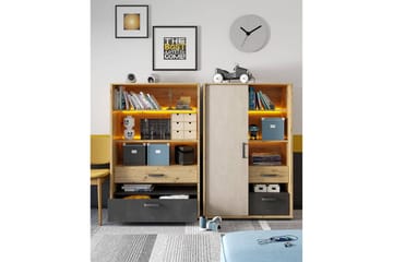 Rathmore Bokhylla 90x42 cm Black - Oppbevaring - Hylle - Bokhylle