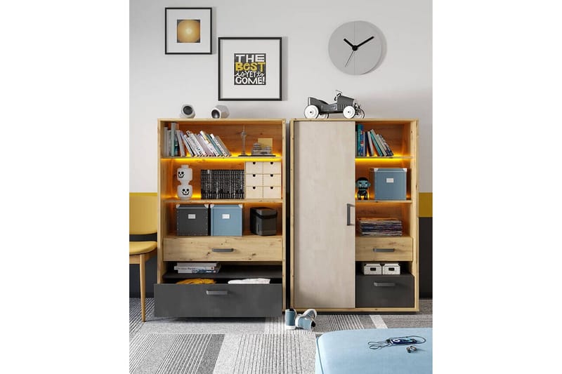 Rathmore Bokhylla 90x42 cm Black - Oppbevaring - Hylle - Bokhylle