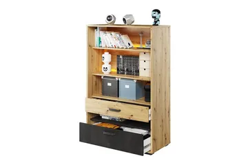 Rathmore Bokhylla 90x42 cm Black - Oppbevaring - Hylle - Bokhylle