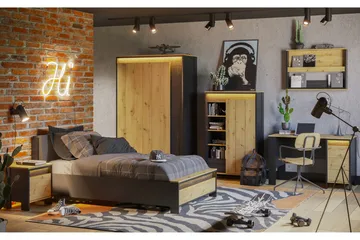 Rathmore Bokhylle 72x39 cm - Svart - Oppbevaring - Hylle - Bokhylle