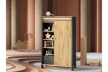 Rathmore Bokhylle 87x38 cm - Svart - Oppbevaring - Hylle - Bokhylle