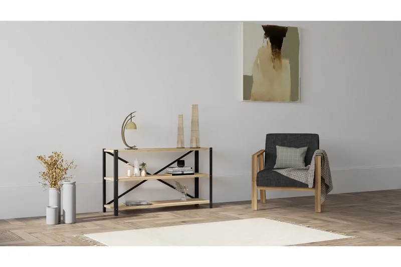 Rinorea Bokhylle 103x60 cm - Blå - Oppbevaring - Hylle - Bokhylle