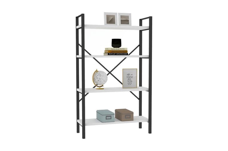 Rinorea Bokhylle 60x100 cm - Hvit - Oppbevaring - Hylle - Bokhylle