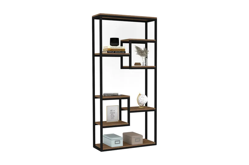 Rinorea Bokhylle 85x182 cm - Brun - Oppbevaring - Hylle - Bokhylle