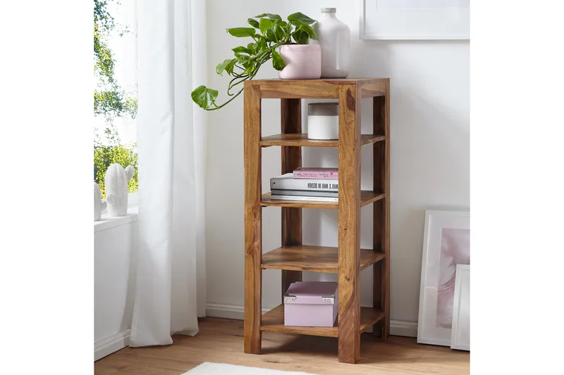 Shalanta Bokhylle - Brun - Oppbevaring - Hylle - Bokhylle