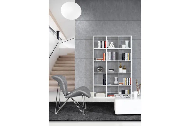 Singleton Bokhylle 107 cm - Hvit - Oppbevaring - Hylle - Bokhylle