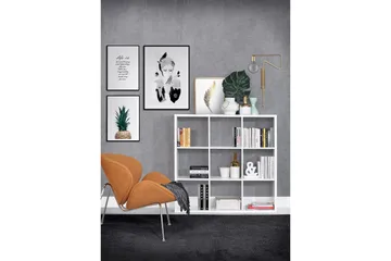 Singleton Bokhylle 107 cm - Hvit - Oppbevaring - Hylle - Bokhylle