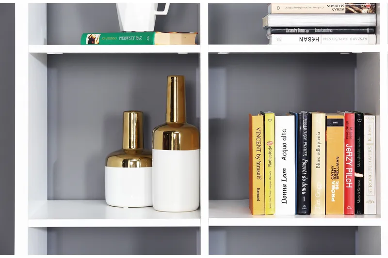 Singleton Bokhylle 107 cm - Hvit - Oppbevaring - Hylle - Bokhylle