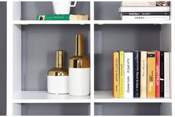 Singleton Bokhylle 107 cm - Hvit - Oppbevaring - Hylle - Bokhylle