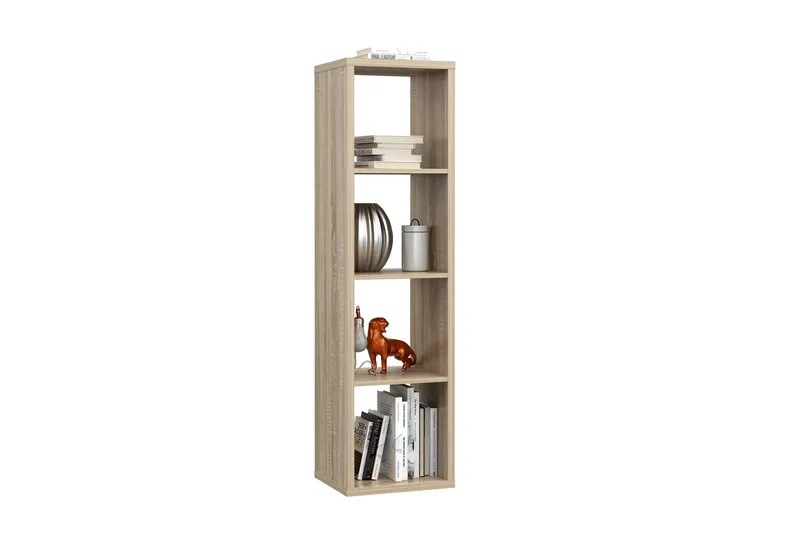 Singleton Bokhylle 38 cm i Eik, Brun