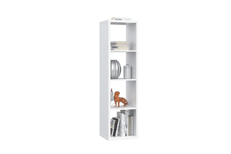 Singleton Bokhylle 38 cm i Malt Tre - Hvit - Oppbevaring - Hylle - Bokhylle