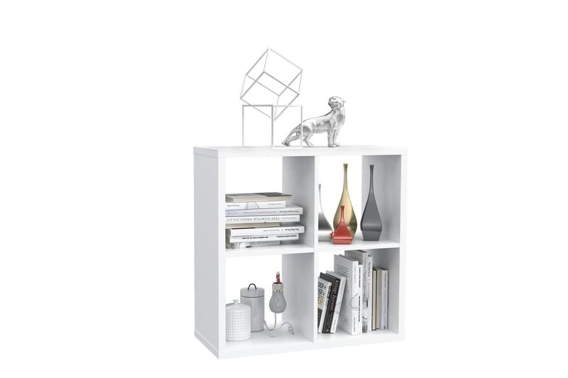 Singleton Bokhylle 73 cm i Malt Tre - Hvit - Oppbevaring - Hylle - Bokhylle