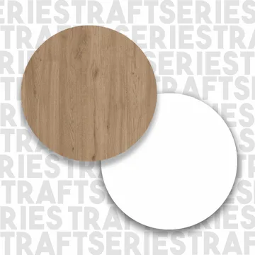 Bokhylle Skye Decor Bren (75 x 123,6 x 22 cm) Natural White - Naturlig og hvit - Oppbevaring - Hylle - Bokhylle