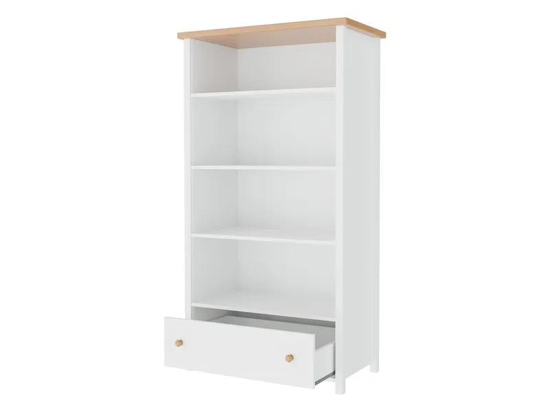 bokhylle Story Beige, eik - Beige, eik - Oppbevaring - Hylle - Bokhylle