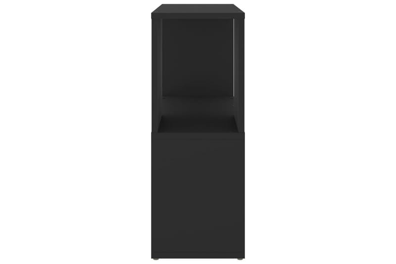 Bokhylle svart 60x24x63 cm sponplate - Svart - Bokhylle