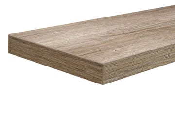 Talebi Hylleplan 25x140 cm - Brun - Oppbevaring - Hylle - Vegghylle