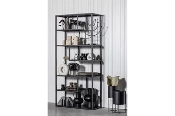 Teun Bokhylle 35x85 cm - Svart - Oppbevaring - Hylle - Bokhylle