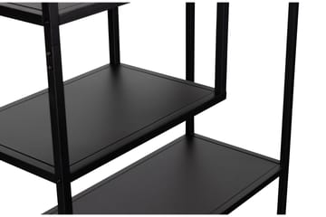 Teun Smal Bokhylle 35 cm i Metall - Sort - Oppbevaring - Hylle - Bokhylle