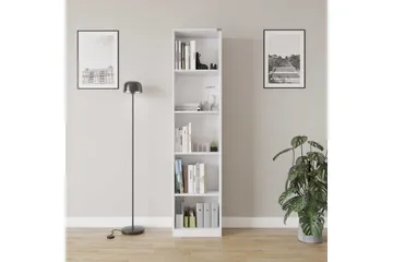 Bokhylle Ticoman Hvit - Hvit - Oppbevaring - Hylle - Bokhylle