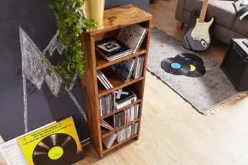 Ticon Bokhylle - Brun - Oppbevaring - Hylle - Bokhylle