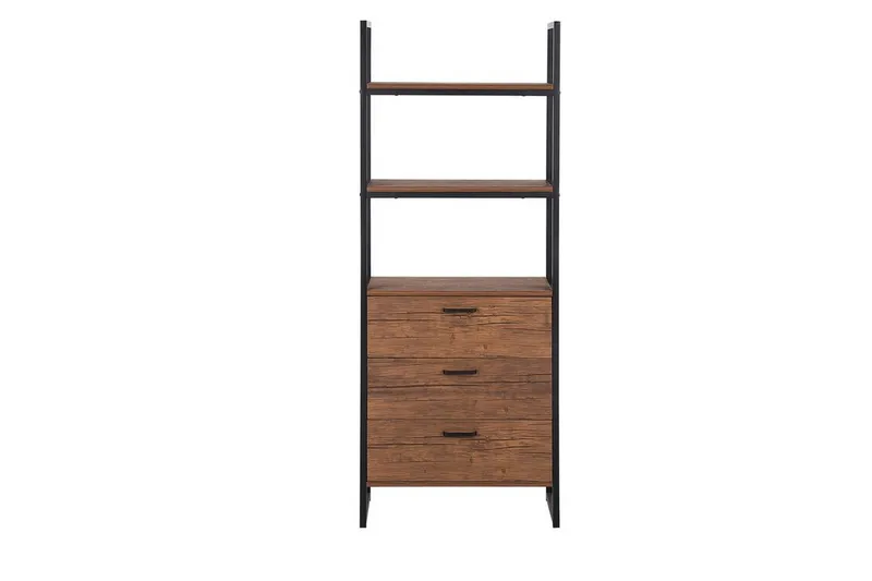 Tifton Bokhylle 61 cm i Mørkt Tre - Brun - Oppbevaring - Hylle - Bokhylle