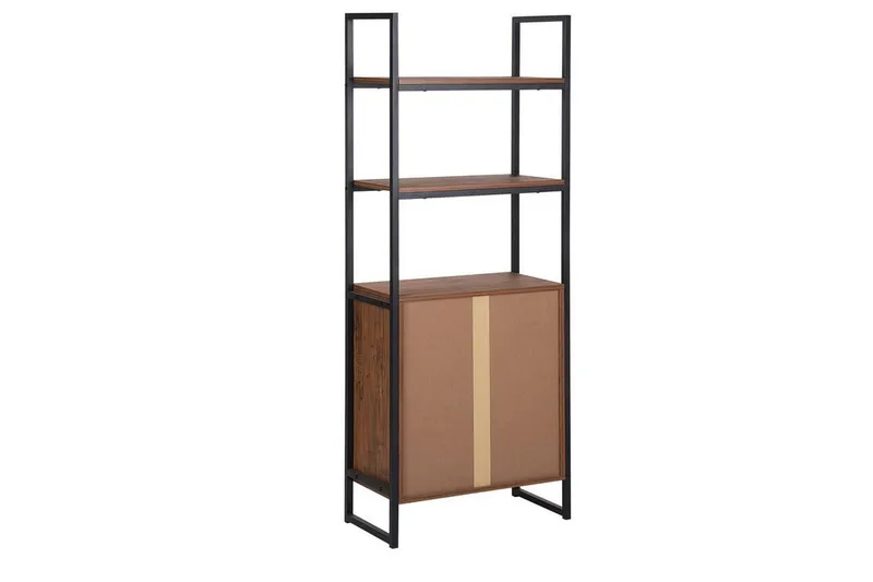 Tifton Bokhylle 61 cm i Mørkt Tre - Brun - Oppbevaring - Hylle - Bokhylle