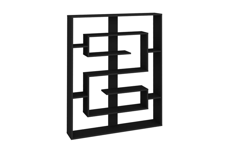 Tuskan Bokhylle 22 cm i Malt Tre, Svart