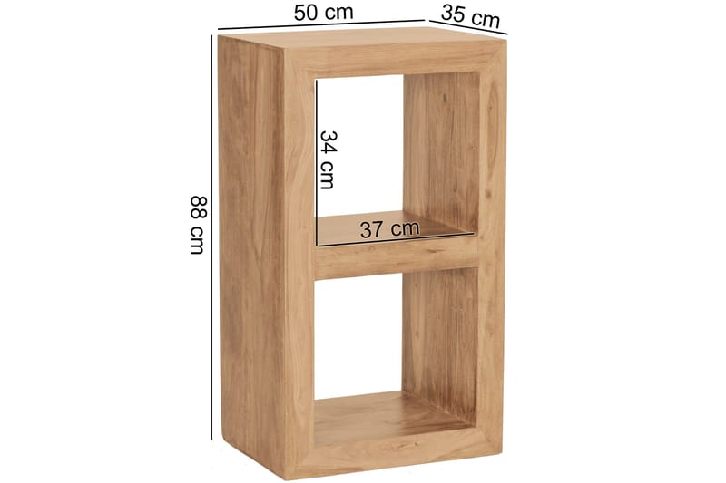 Vardaman Bokhylle - Brun - Oppbevaring - Hylle - Bokhylle