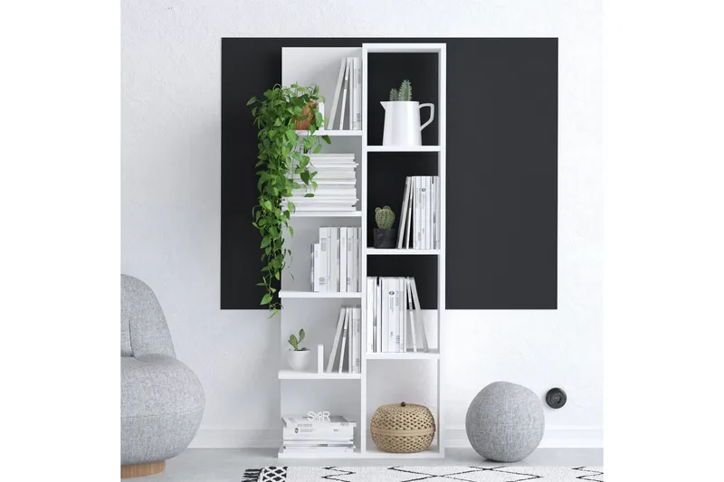 Viva Bokhylle 60x18 cm Hvit - Hanah Home - Oppbevaring - Hylle - Bokhylle