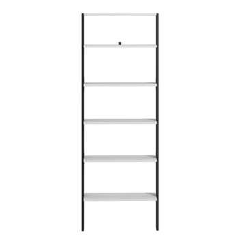 Branik Bokhylle 61x180x25 cm - Antrasitt og hvit - Oppbevaring - Hylle - Bokhylle